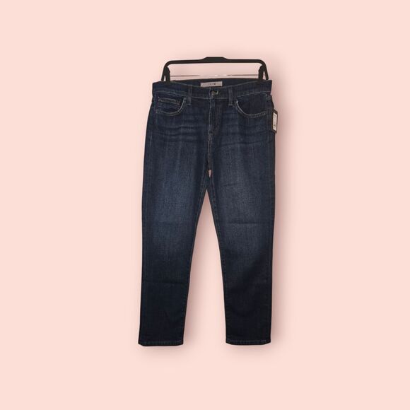 Joe’s Jeans The Lara Mid-Rise Cigarette Traveler Stretch Slim Blue Denim Pants